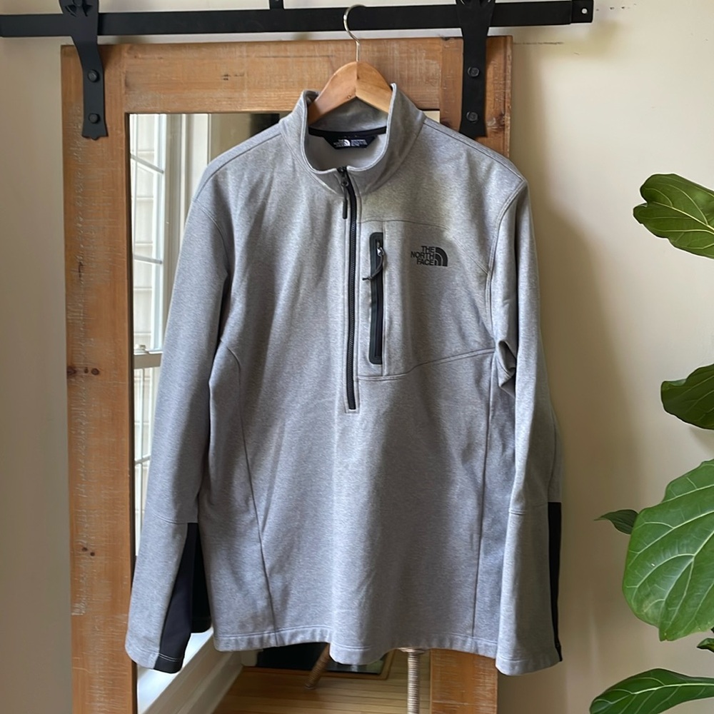 The North Face Gray Performance Pullover Size Xl - image 1